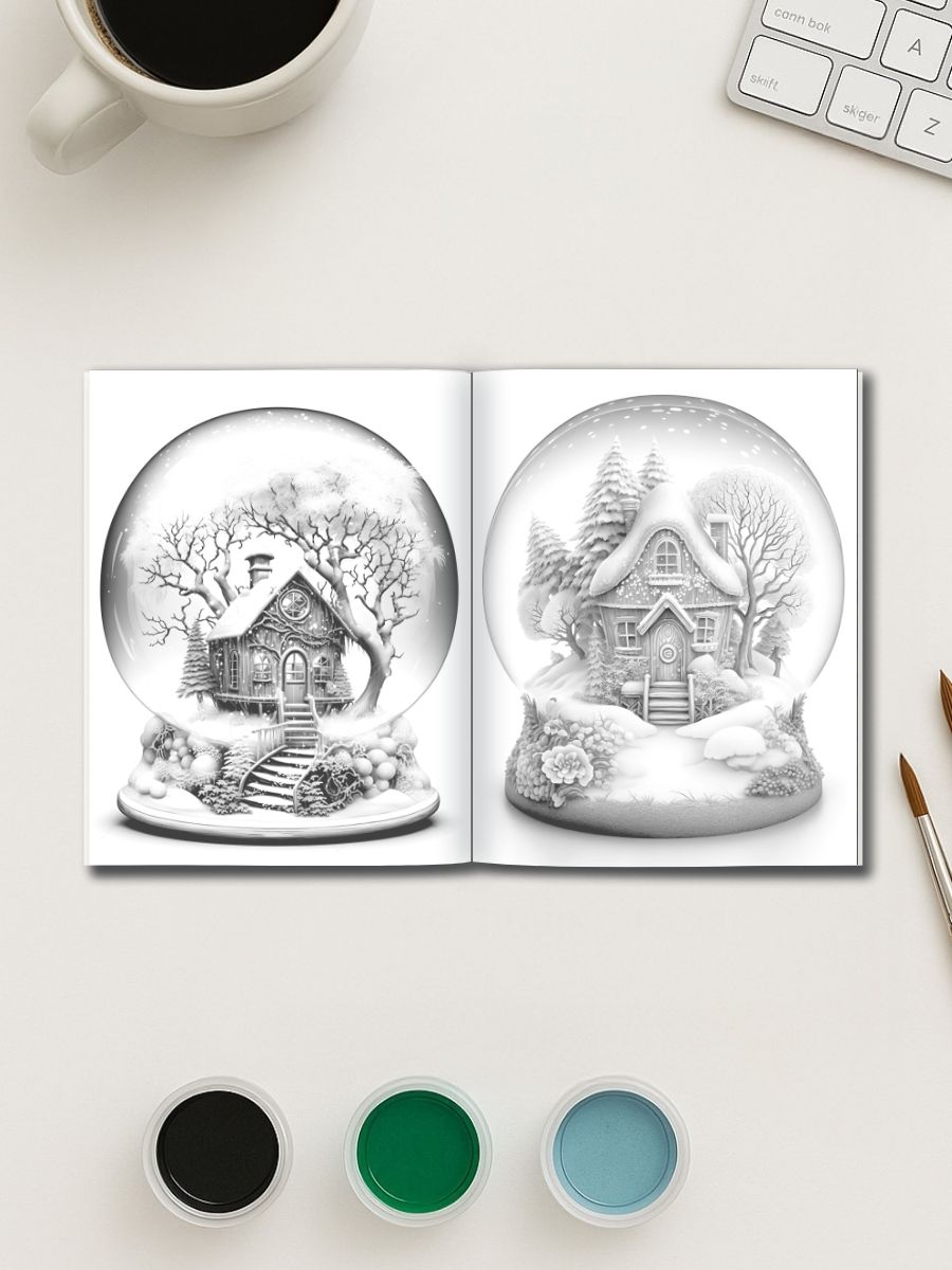 Crystal Worlds – 100 Fantasy Scenes Inside Crystal Balls - Image 3